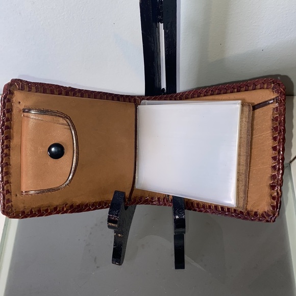 Vintage Tooled Leather Horse & Barn Country Western Wallet Billfold - Picture 11 of 16